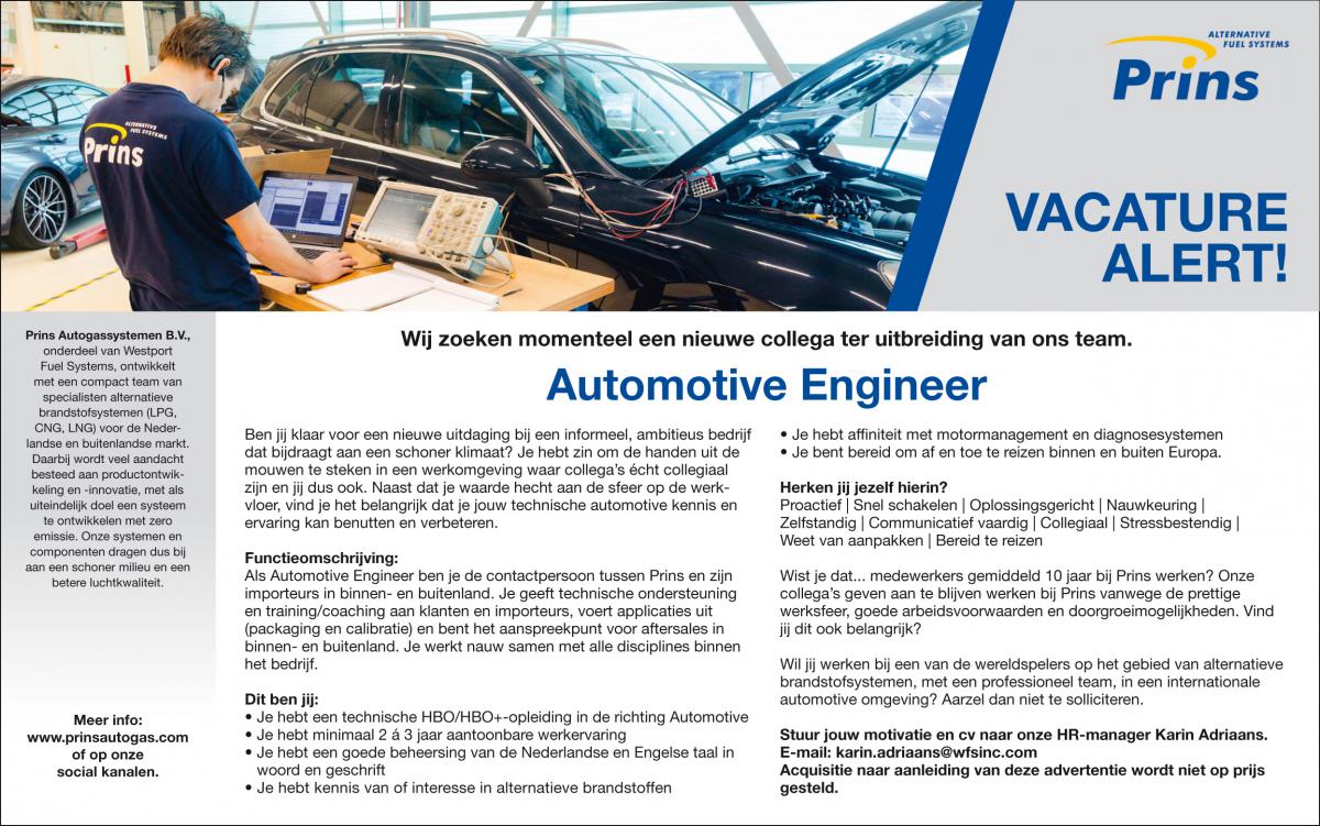 Werken als Automotive Engineer